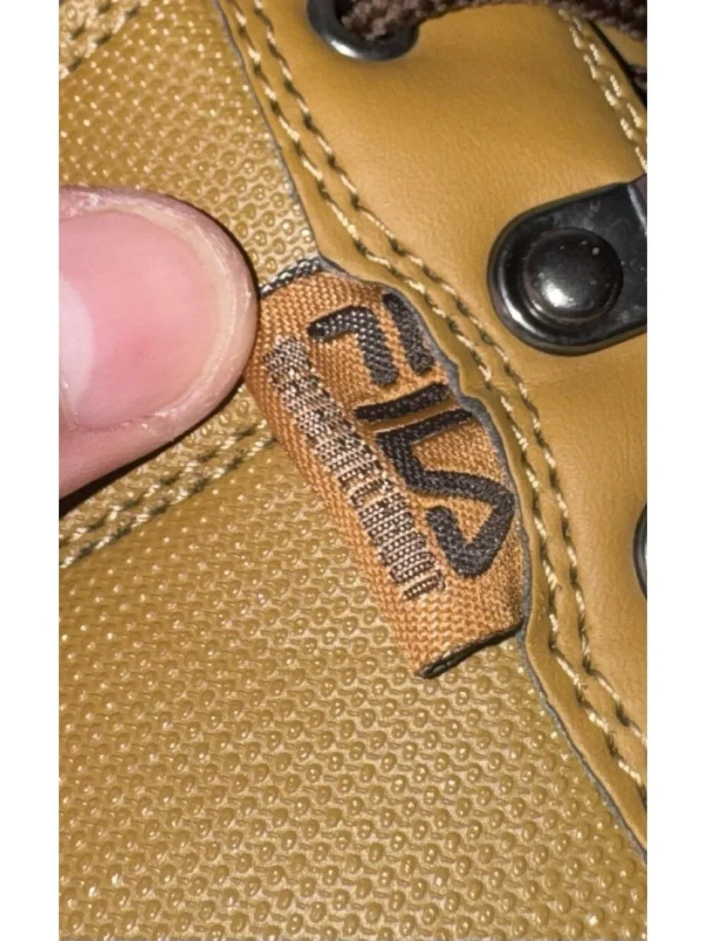 FILA Weathertech Extreme Mens Lace Up Lifestyle Boots Size 9 Tan Brown